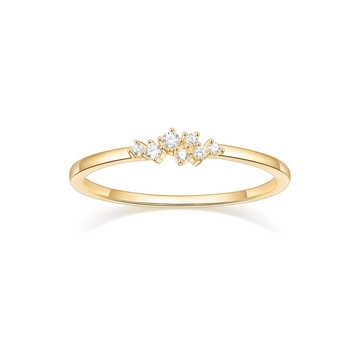 Dainty 7-Stone CZ Stacking Band