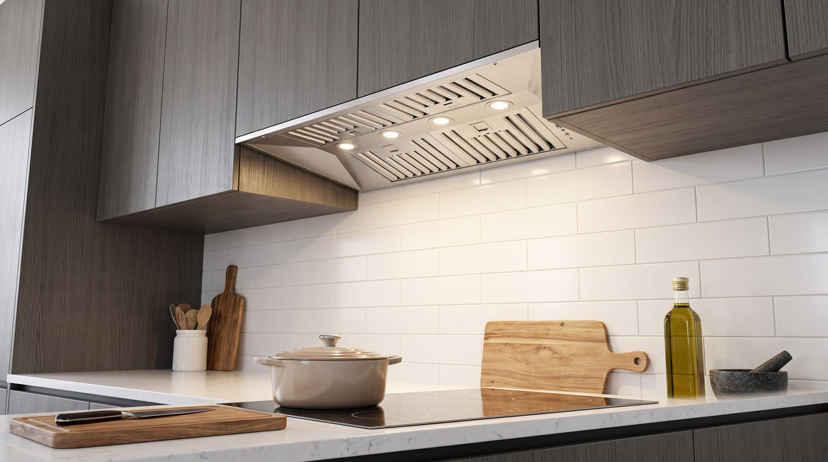 FORNO FRHRE5337-36 36-inch Stainless Steel Insert range hood - view 12