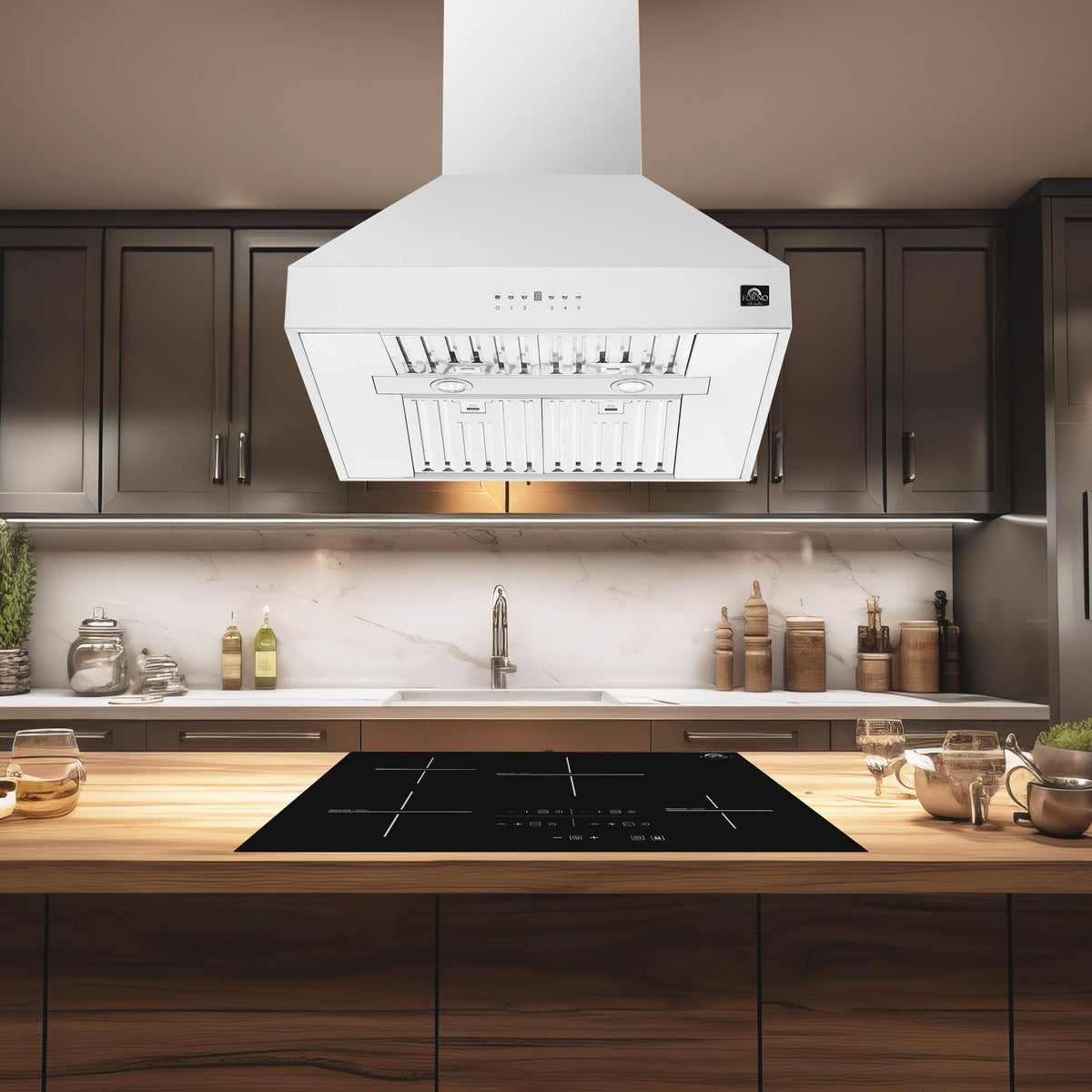 FORNO FRHIS5129-30 30-inch Stainless Steel Island range hood - view 6