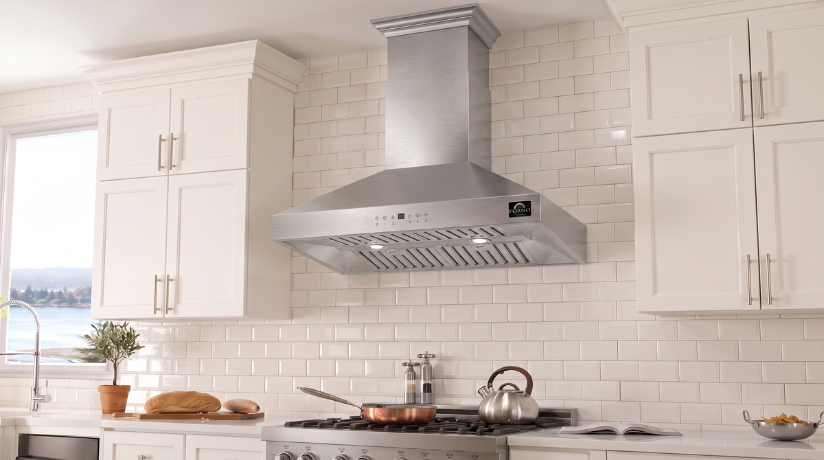 FORNO FRHIS5129-30 30-inch Stainless Steel Island range hood - view 11