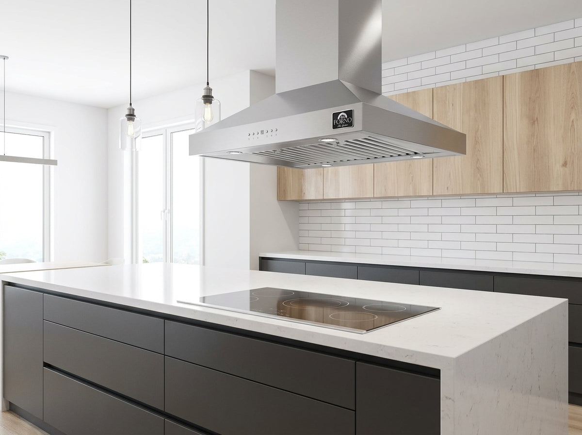 FORNO FRHIS5129-30 30-inch Stainless Steel Island range hood - view 9