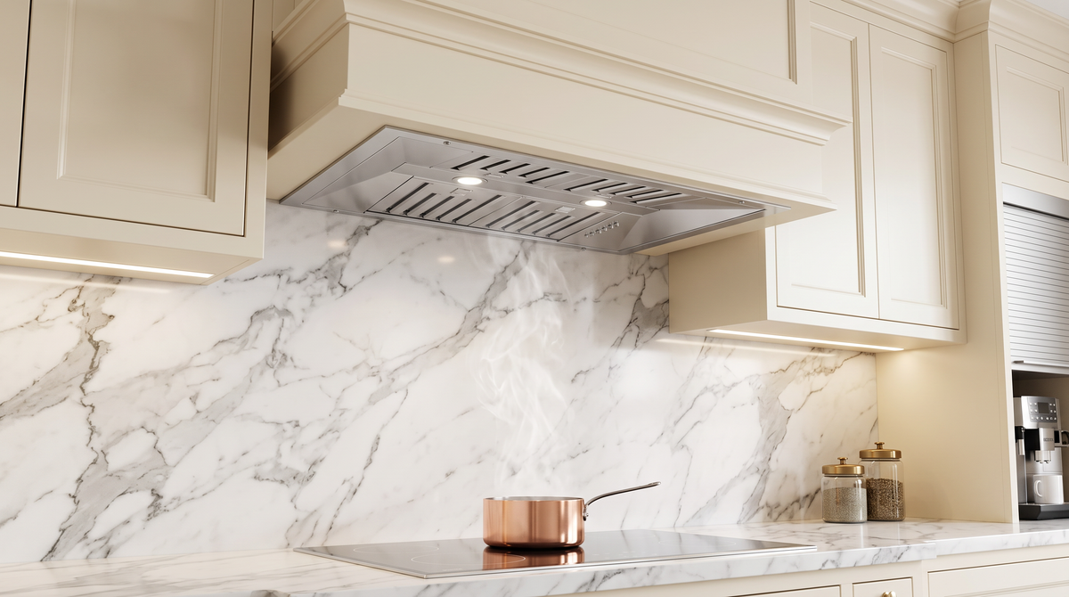 FORNO FRHRE5337-36 36-inch Stainless Steel Insert range hood - view 11