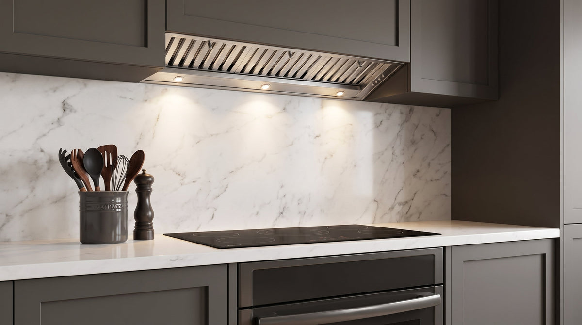 FORNO FRHRE5346-48 48-inch Stainless Steel Recessed range hood - view 9
