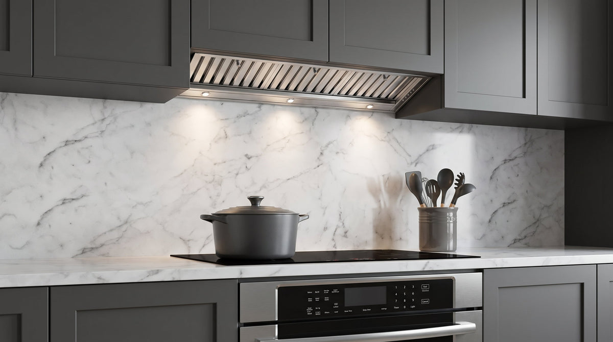 FORNO FRHRE5346-48 48-inch Stainless Steel Recessed range hood - view 10