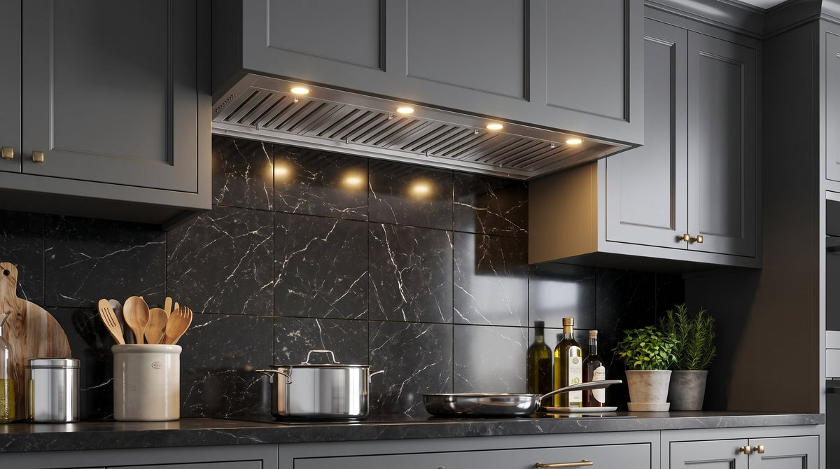 FORNO FRHRE5346-60 60-inch Stainless Steel Recessed range hood - view 6