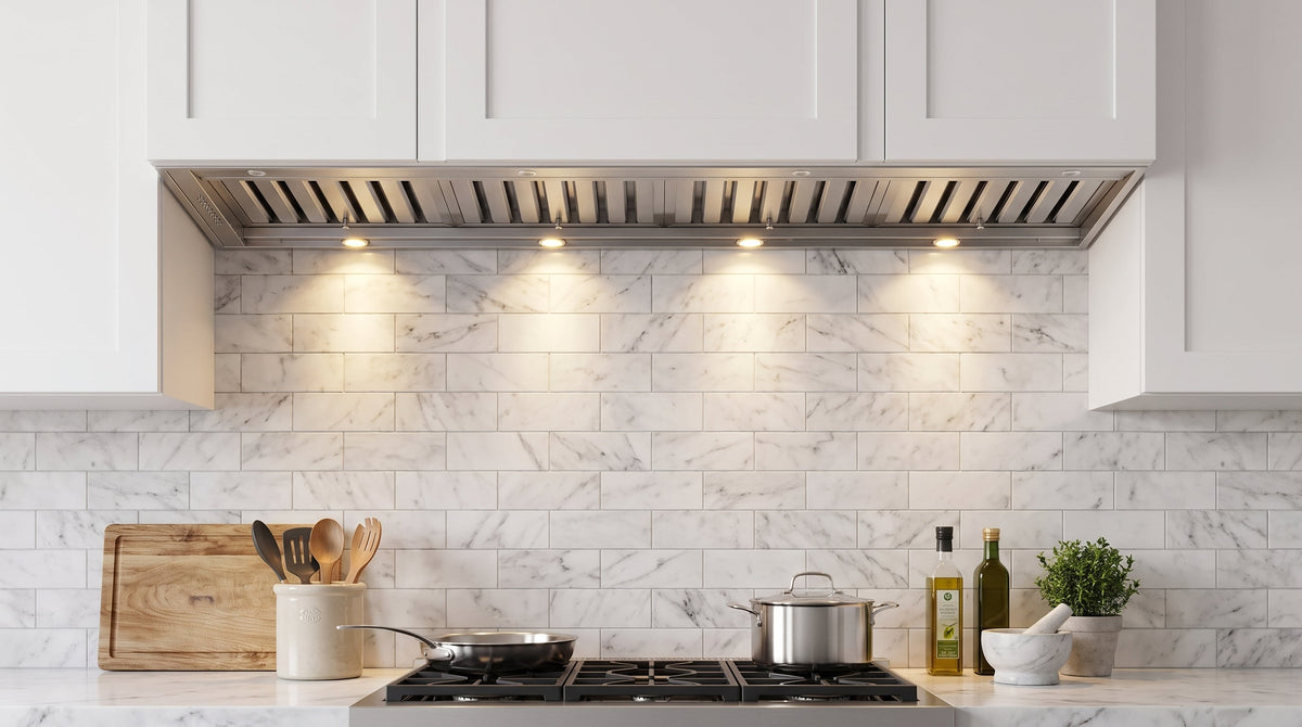FORNO FRHRE5346-60 60-inch Stainless Steel Recessed range hood - view 7