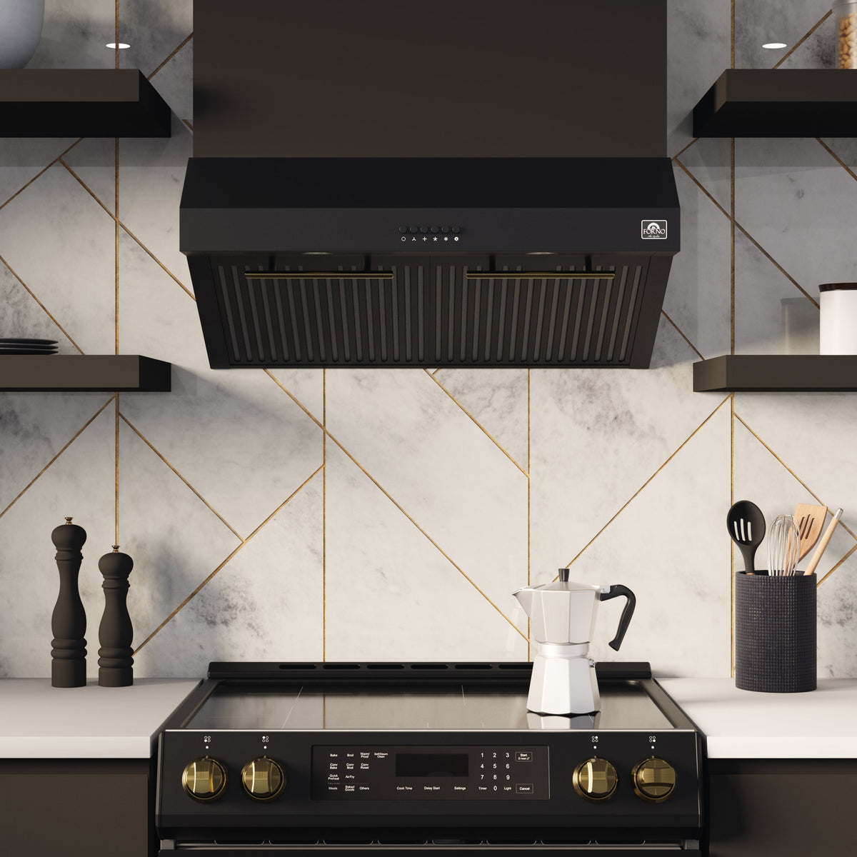 FORNO FRHUC5255-30BLK 30-inch Black Under Cabinet range hood - view 13