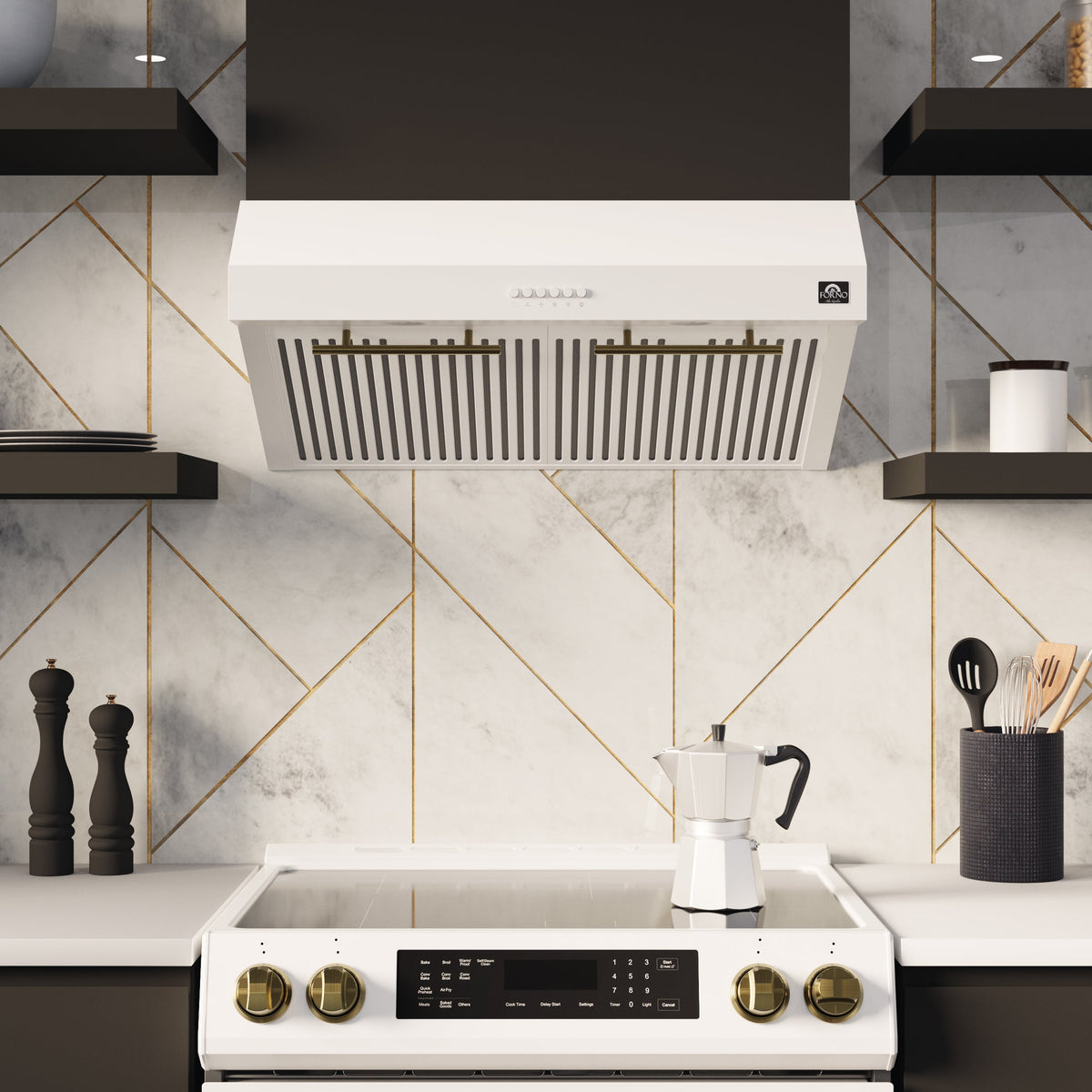 FORNO FRHUC5255-30WHT 30-inch White Under Cabinet range hood - view 15