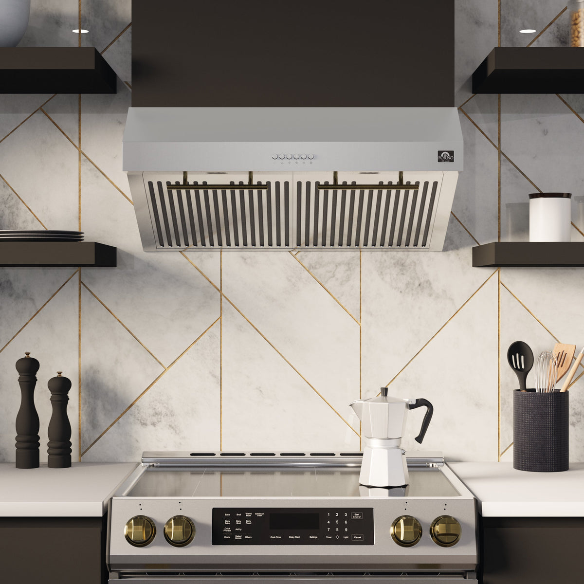 FORNO FRHUC5255-30 30-inch Stainless Steel Under Cabinet range hood - view 12