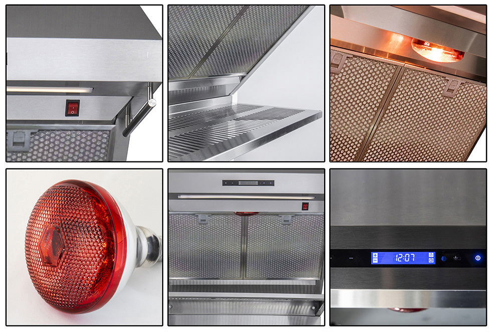 FORNO FRHWM5029-30HB 30-inch Stainless Steel Wall Mount range hood - view 5