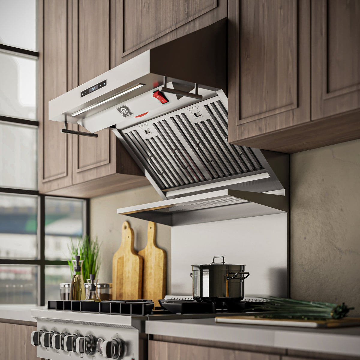 FORNO FRHWM5029-30 30-inch Stainless Steel Wall Mount range hood - view 11