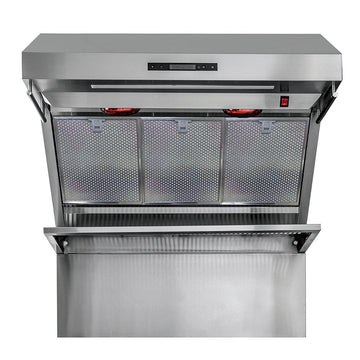 FORNO FRHWM5029-36HB 36-inch Stainless Steel Wall Mount range hood - view 1