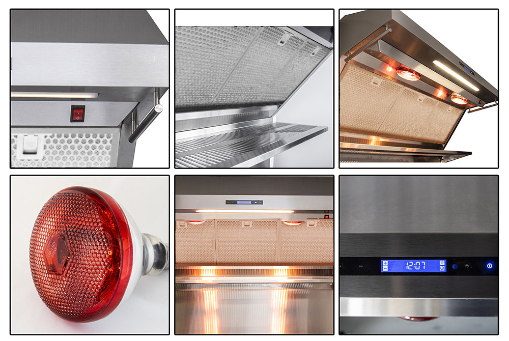 FORNO FRHWM5029-36HB 36-inch Stainless Steel Wall Mount range hood - view 4