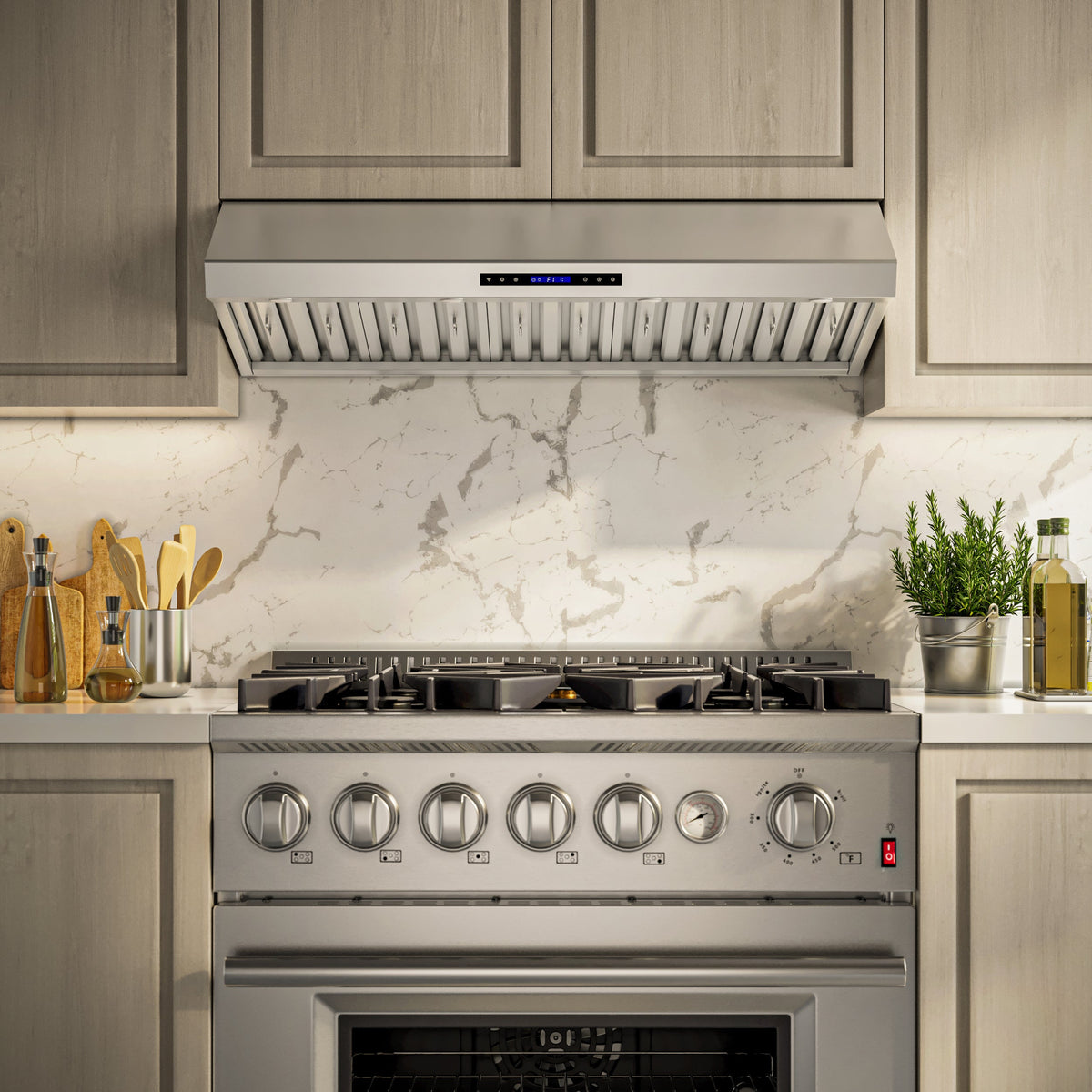 FORNO FRHWM5030-60 60-inch Stainless Steel Wall Mount range hood - view 7
