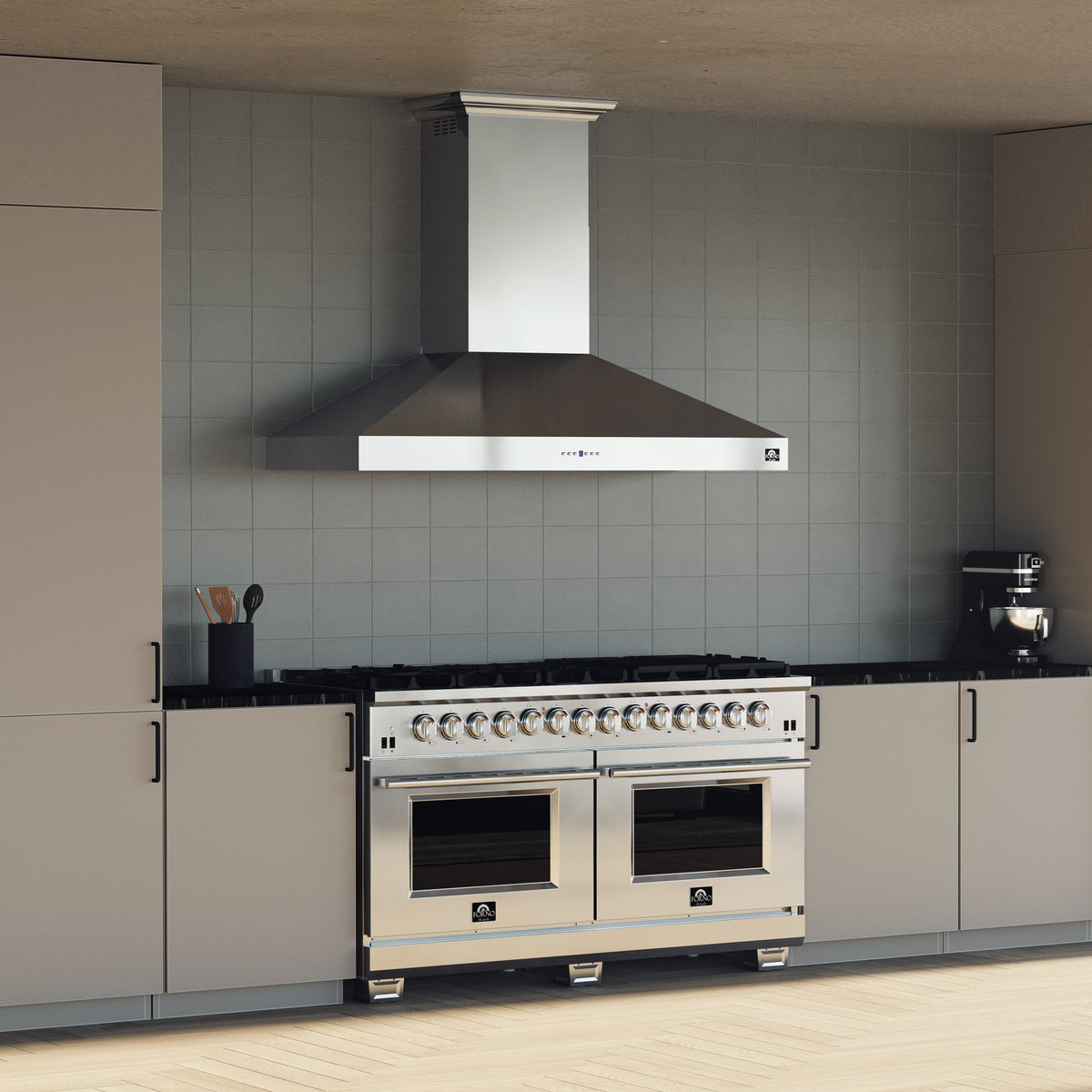 FORNO FRHWM5094-60 60-inch Stainless Steel Wall Mount range hood - view 8