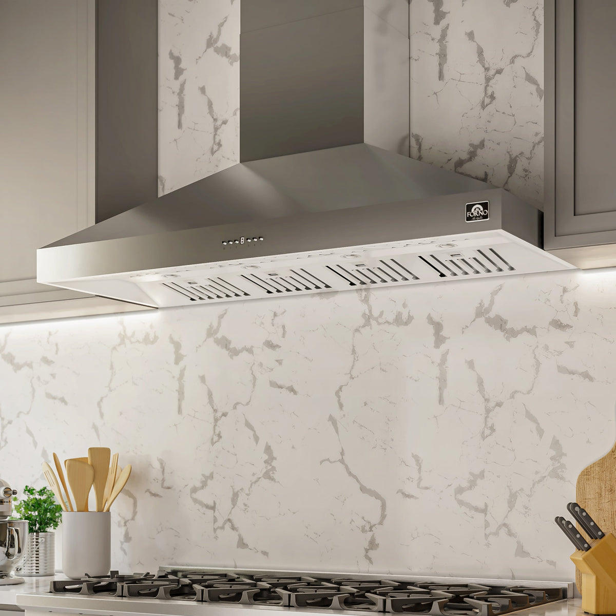FORNO FRHWM5094-60 60-inch Stainless Steel Wall Mount range hood - view 9