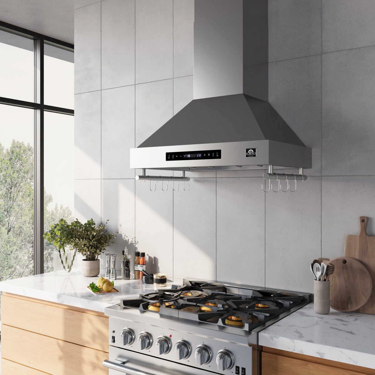 FORNO FRHWM5503-30 30-inch Stainless Steel Wall Mount range hood - view 11