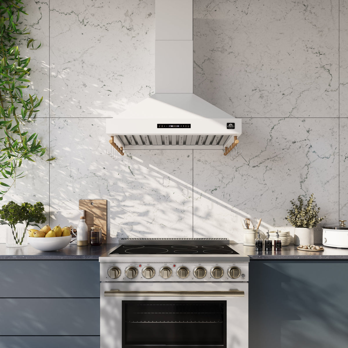 FORNO FRHWM5503-36WHT 36-inch White Wall Mount range hood - view 11