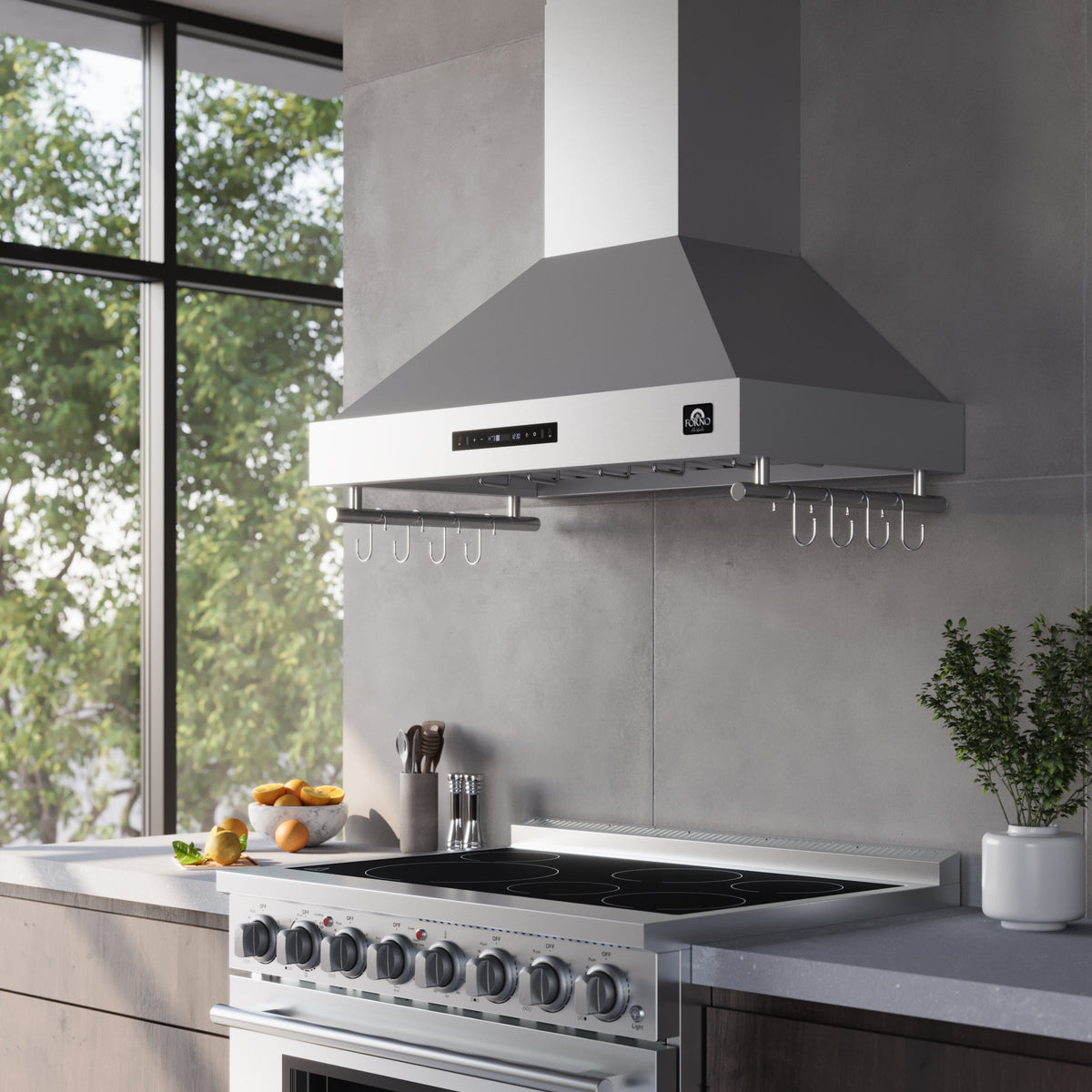 FORNO FRHWM5503-36 36-inch Stainless Steel Wall Mount range hood - view 11