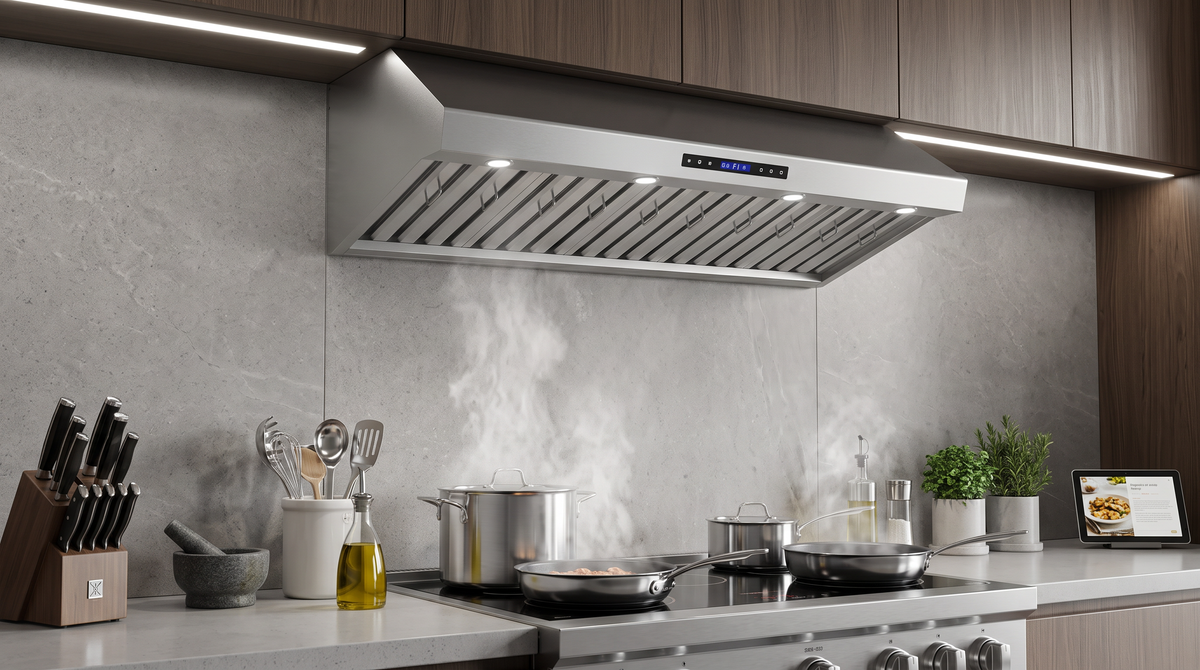 FORNO FRHWM5030-60 60-inch Stainless Steel Wall Mount range hood - view 8