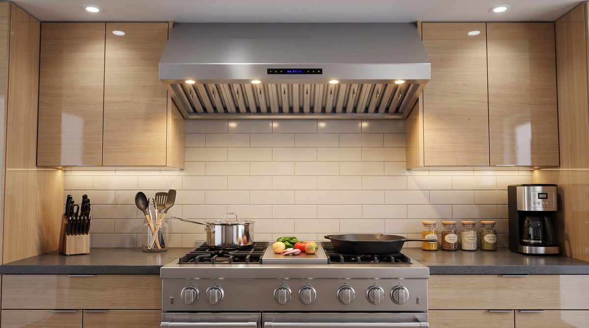 FORNO FRHWM5030-60 60-inch Stainless Steel Wall Mount range hood - view 9
