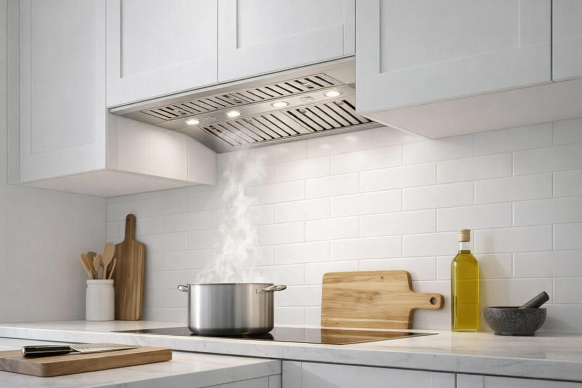 FORNO FRHRE5337-36 36-inch Stainless Steel Insert range hood - view 10