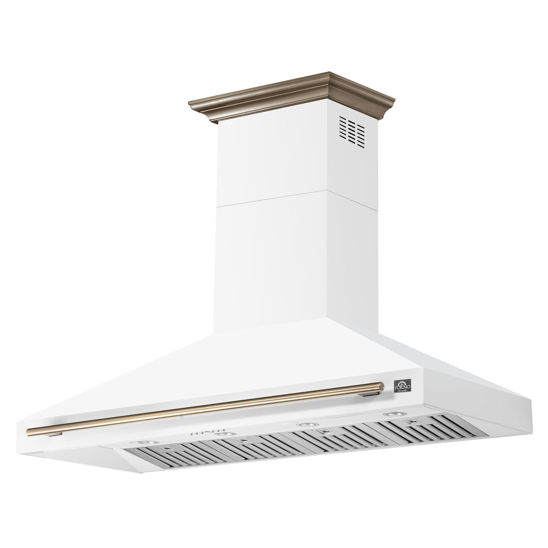 FORNO FRHWM5095-60WHT 60-inch White Wall Mount range hood - view 1