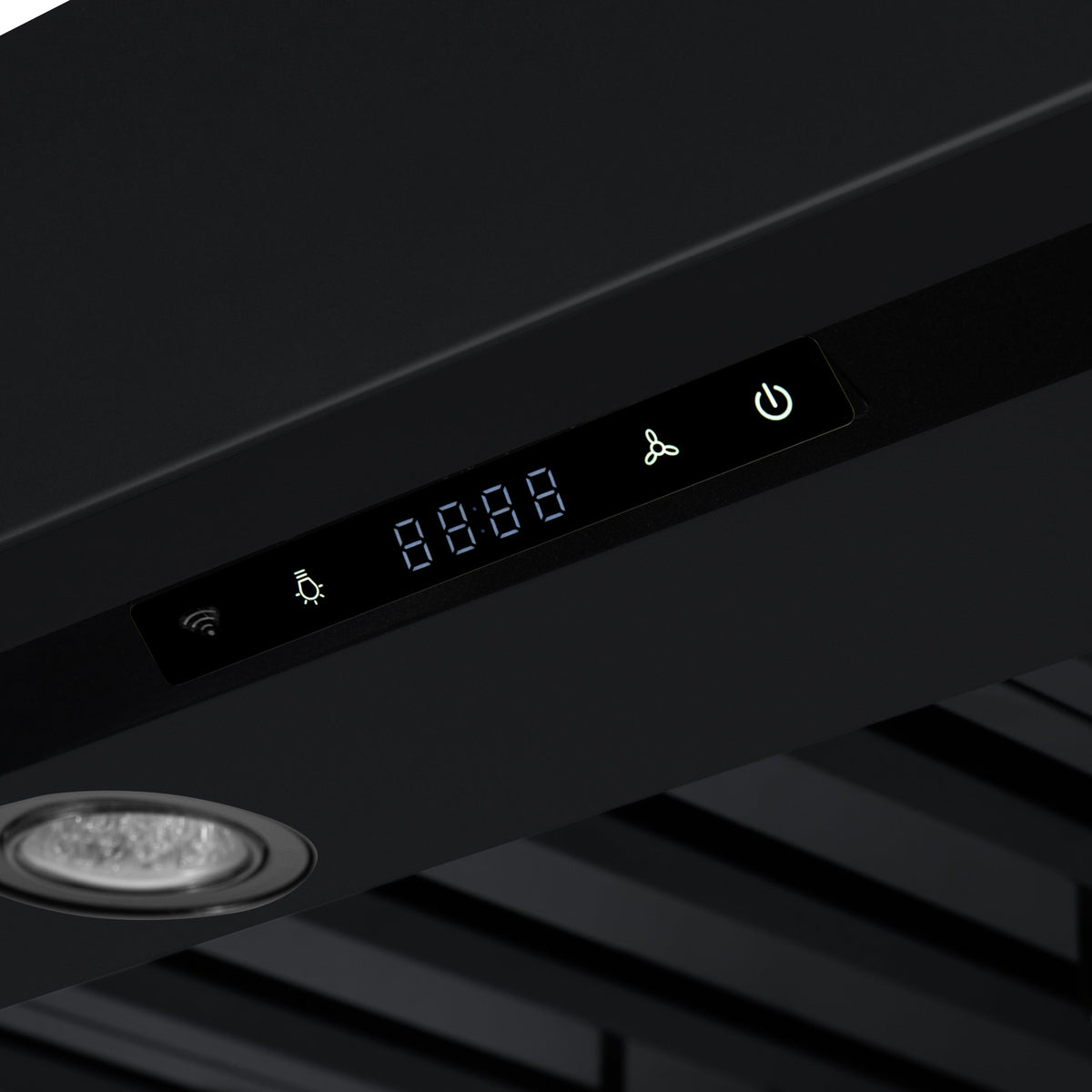 FORNO FRHWM5099-48CPBLK 48-inch Fingerprint Resistant Black Wall Mount range hood - view 4