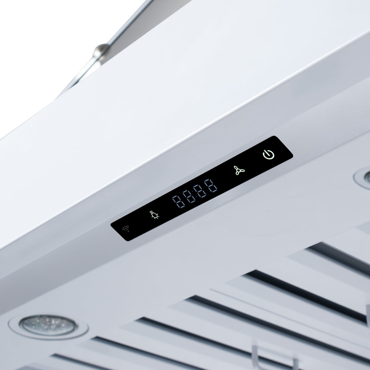 FORNO FRHWM5099-48CPWHT 48-inch Fingerprint Resistant White Wall Mount range hood - view 4