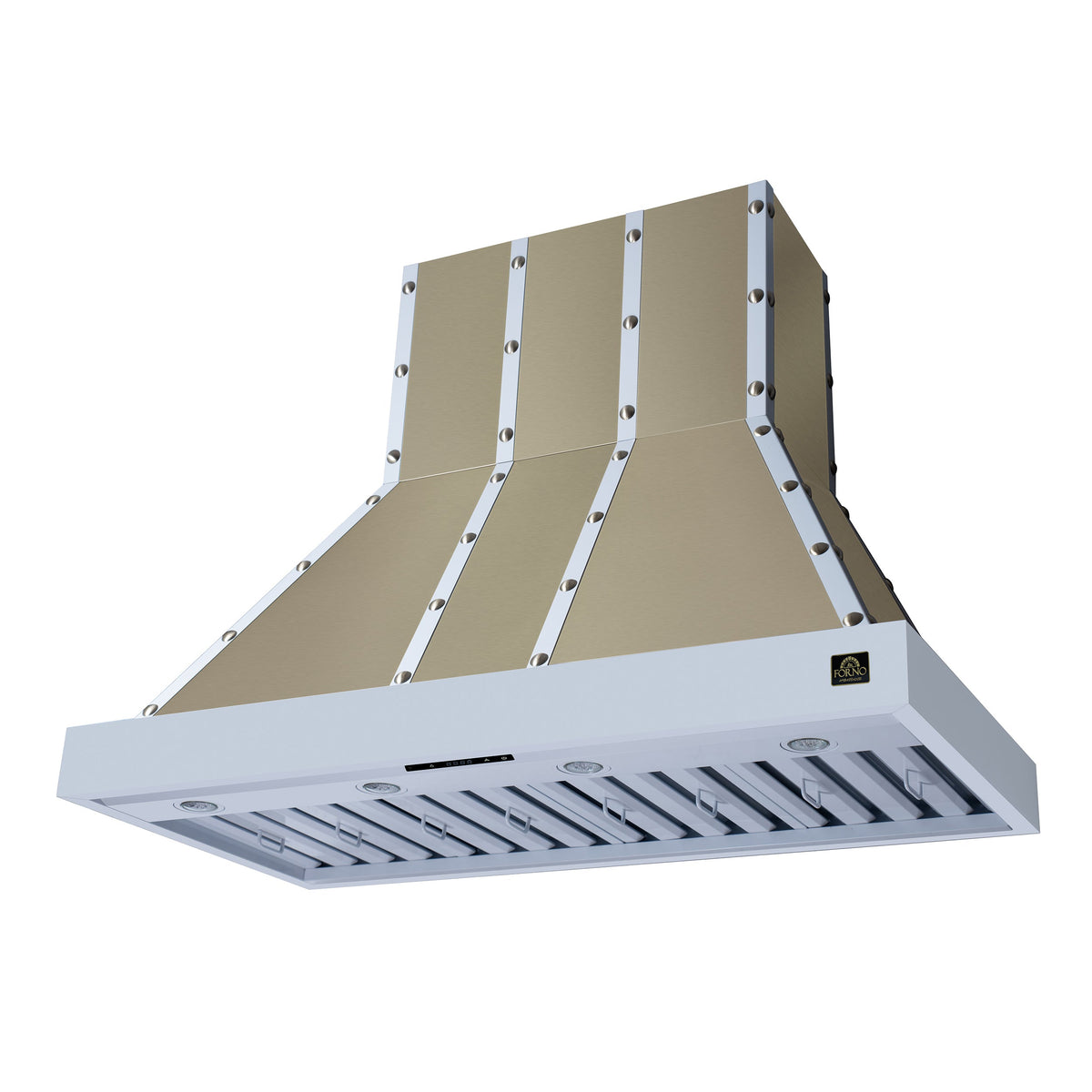 FORNO FRHWM5099-48CPWHT 48-inch Fingerprint Resistant White Wall Mount range hood - view 3