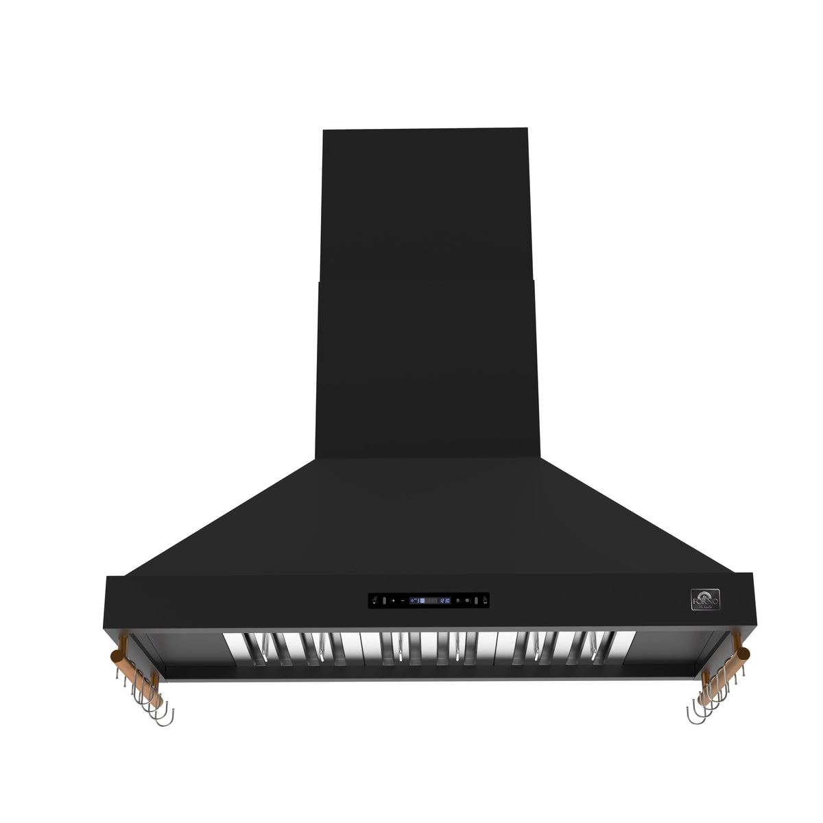 FORNO FRHWM5503-48BLK 48-inch Black Wall Mount range hood - view 1