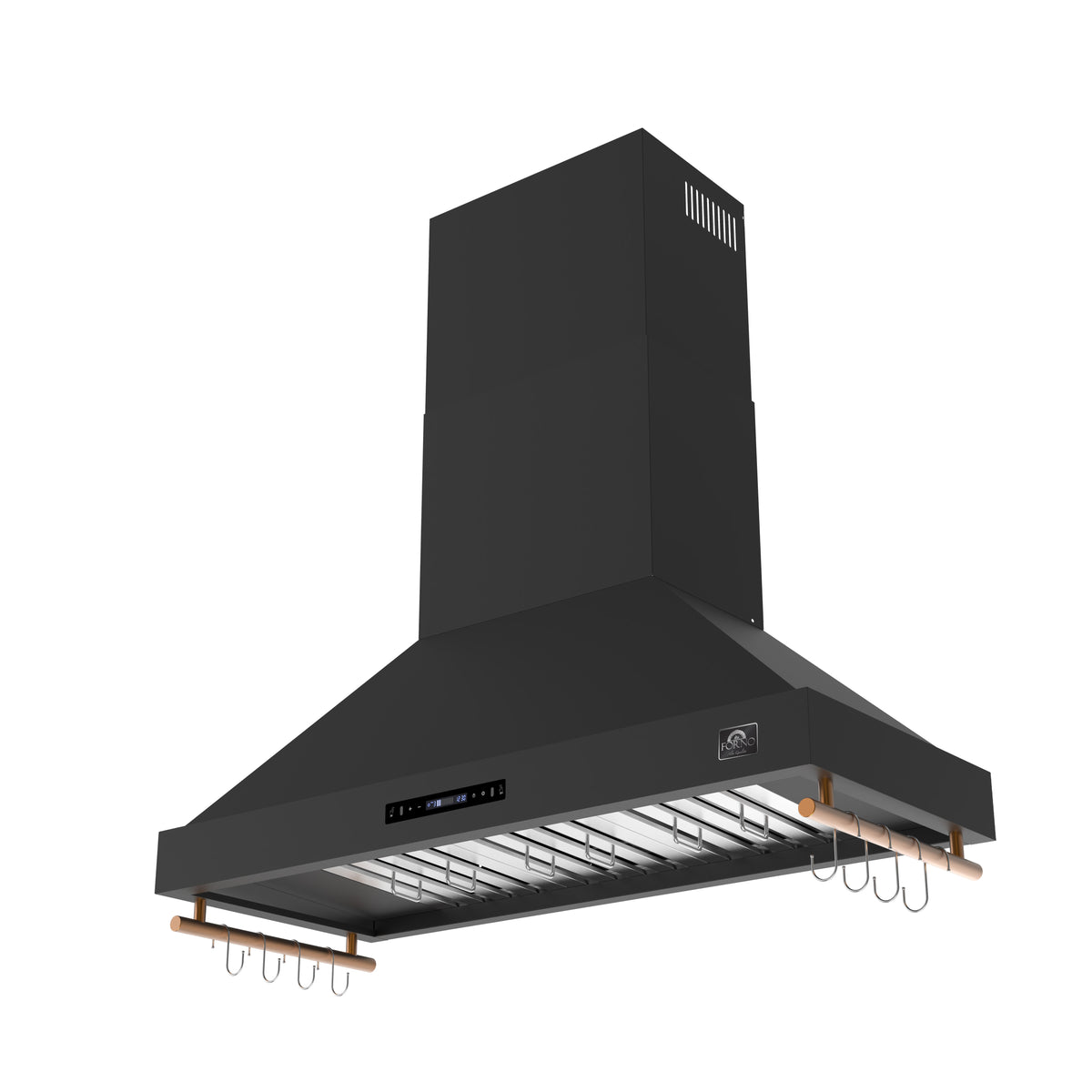 FORNO FRHWM5503-48BLK 48-inch Black Wall Mount range hood - view 3