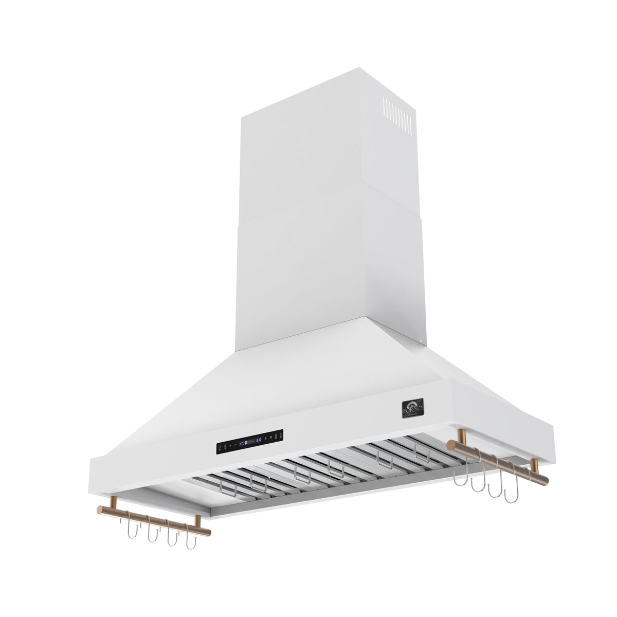 FORNO FRHWM5503-48WHT 48-inch White Wall Mount range hood - view 3