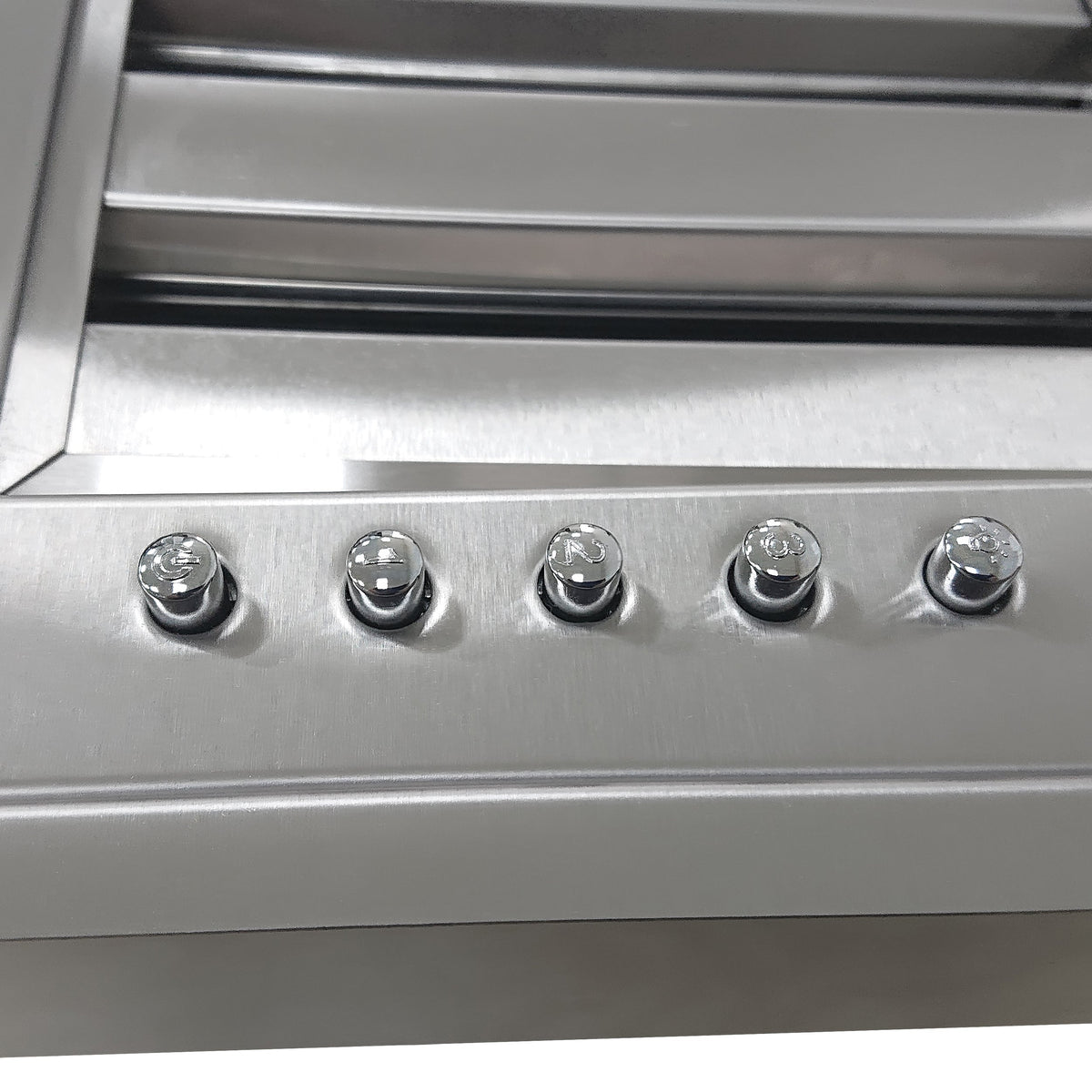 FORNO FRHRE5346-30 30-inch Stainless Steel Ceiling range hood - view 9