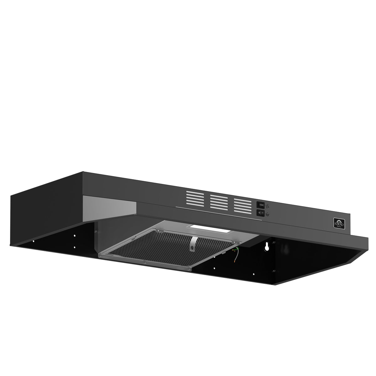 FORNO FRHUC5200-30BLK 30-inch Black Under Cabinet range hood - view 4