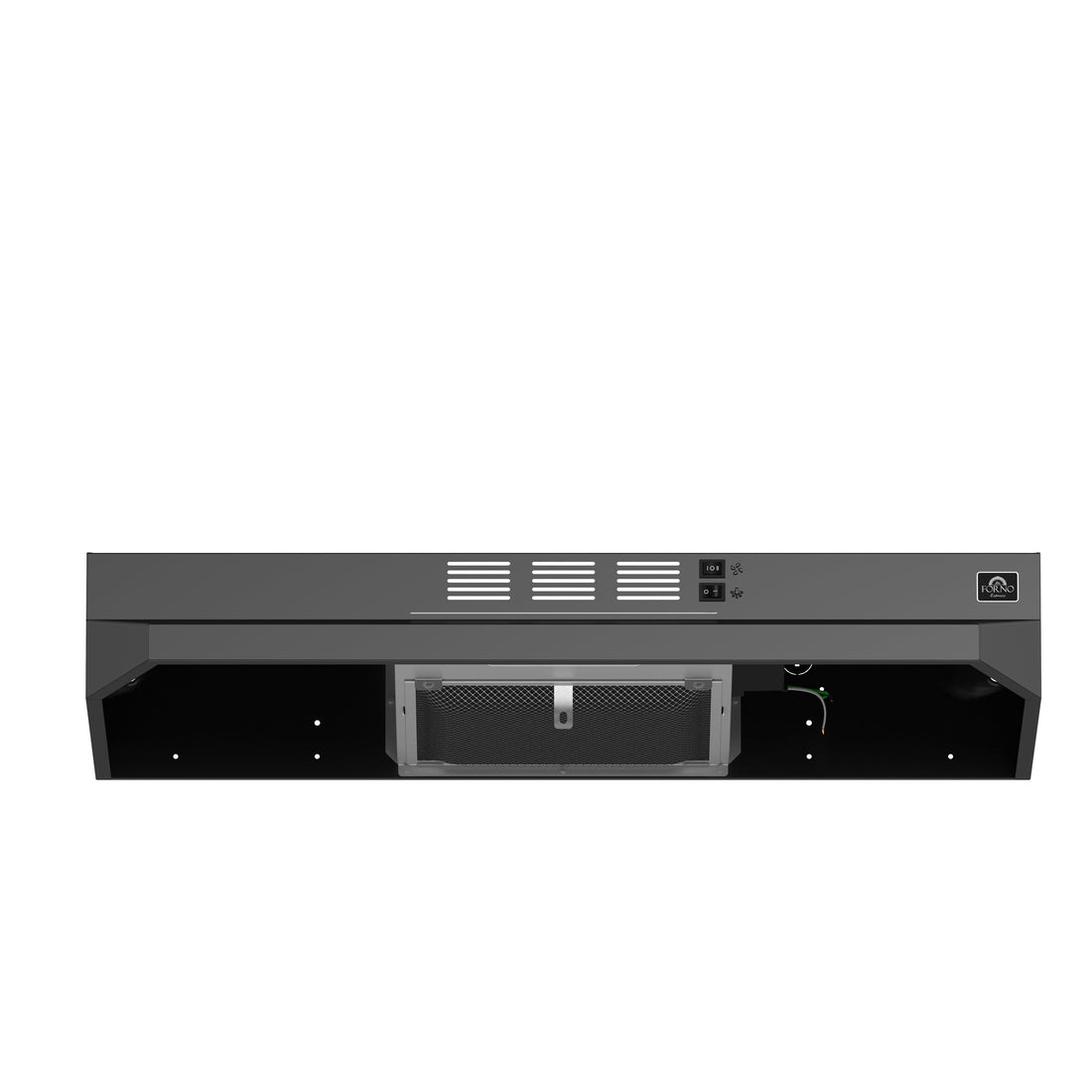 FORNO FRHUC5200-30BLK 30-inch Black Under Cabinet range hood - view 1