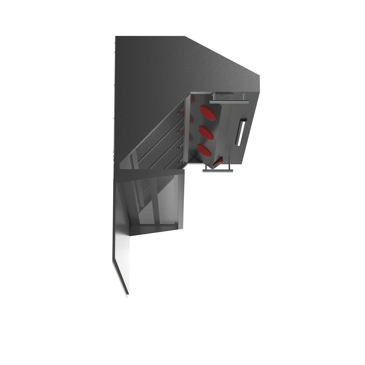 FORNO FRHWM5029-48HB 48-inch Stainless Steel Wall Mount range hood - view 3