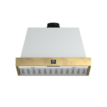 FORNO FRHWM5078-36WHT 36-inch White Wall Mount range hood - view 1
