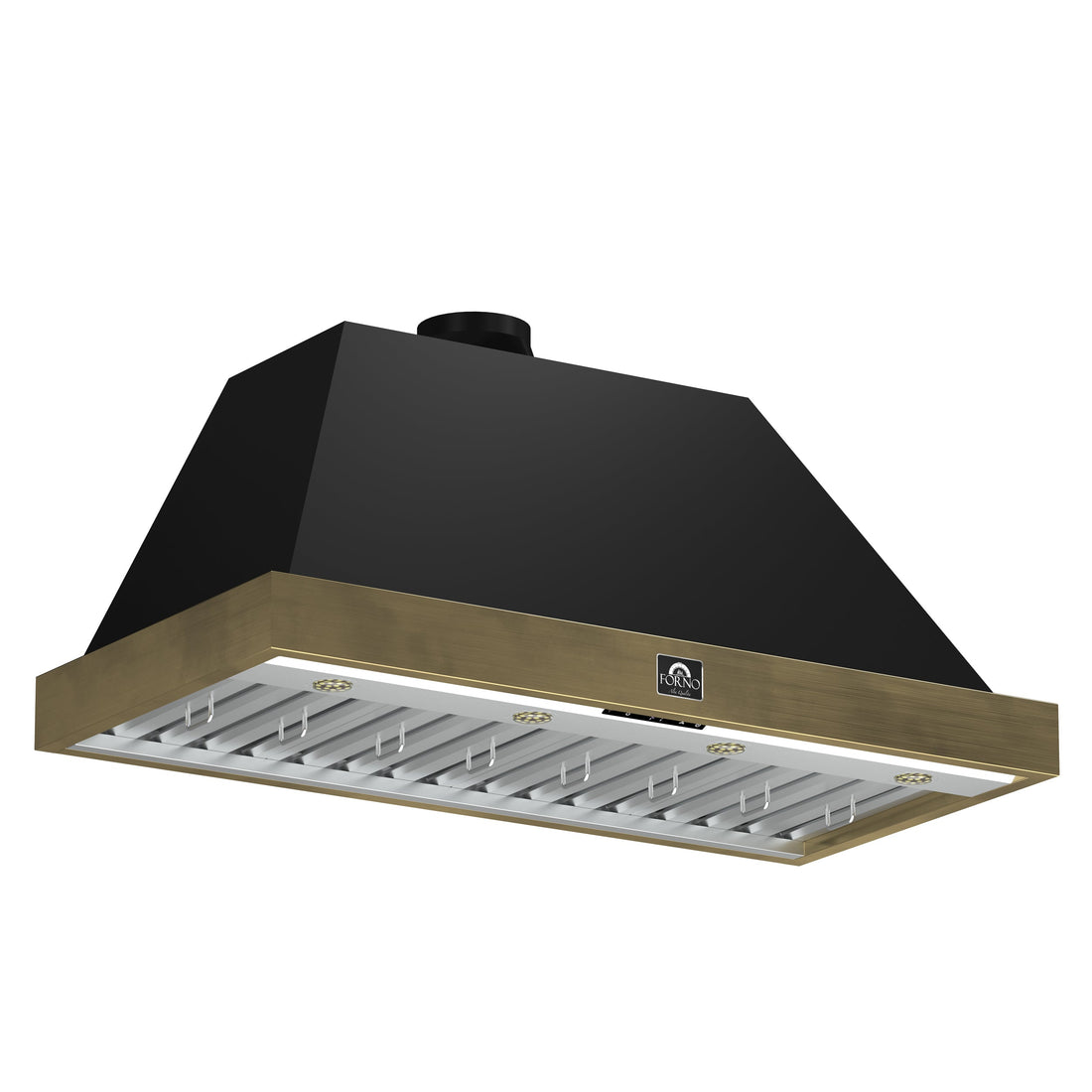 FORNO FRHWM5078-48BLK 48-inch Black Wall Mount range hood - view 1