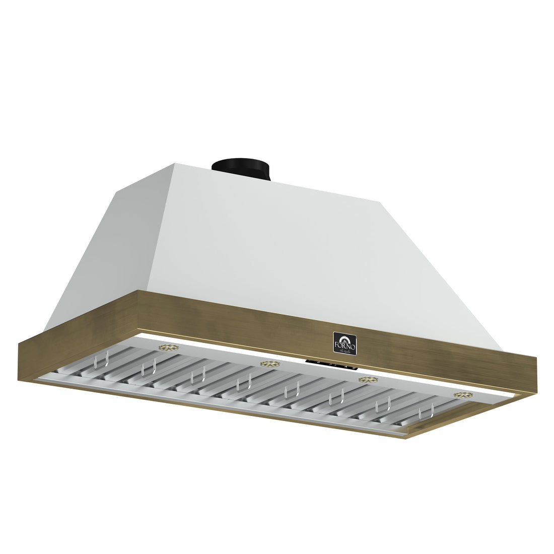 FORNO FRHWM5078-48WHT 48-inch White Wall Mount range hood - view 1
