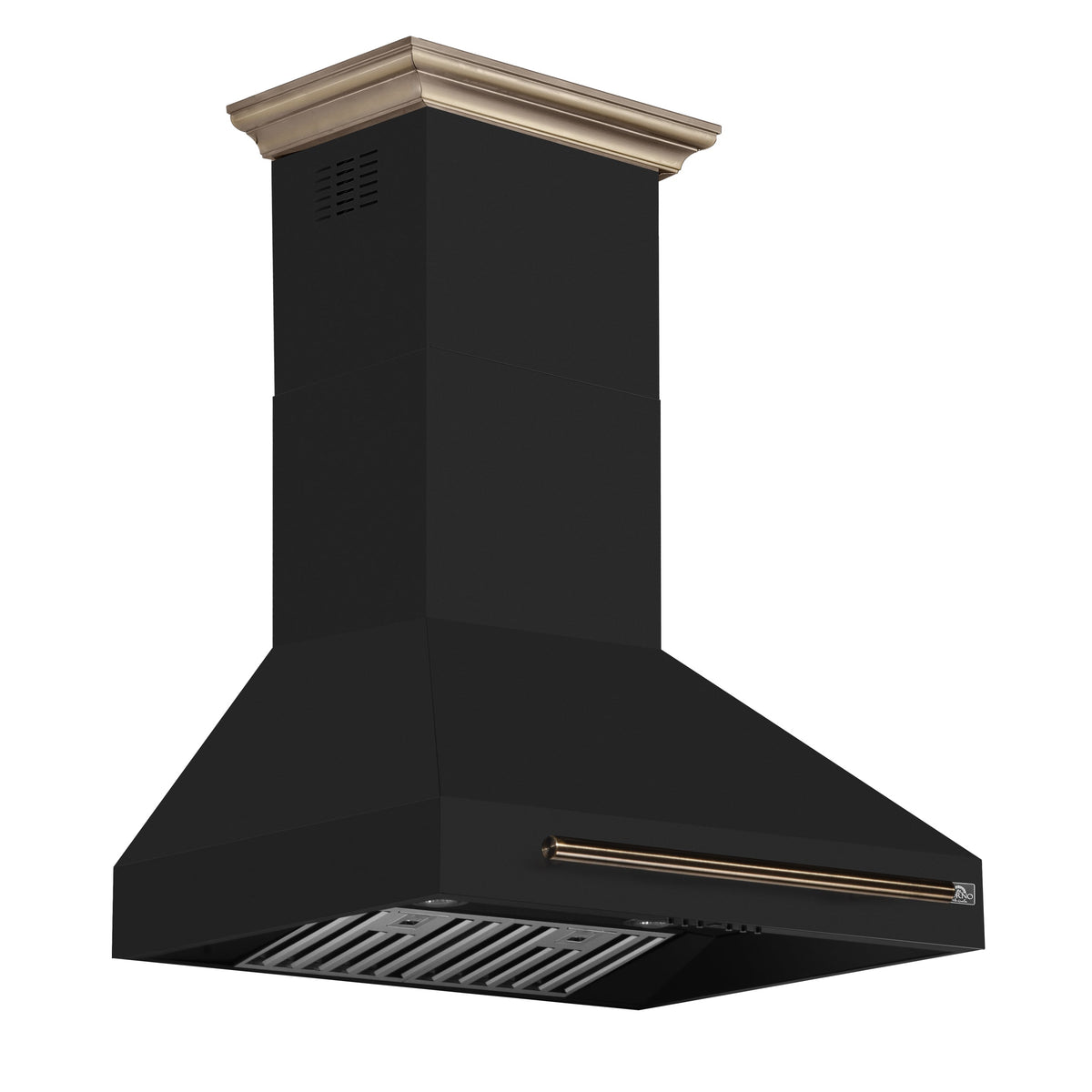 FORNO FRHWM5095-30BLK 30-inch Black Wall Mount range hood - view 2