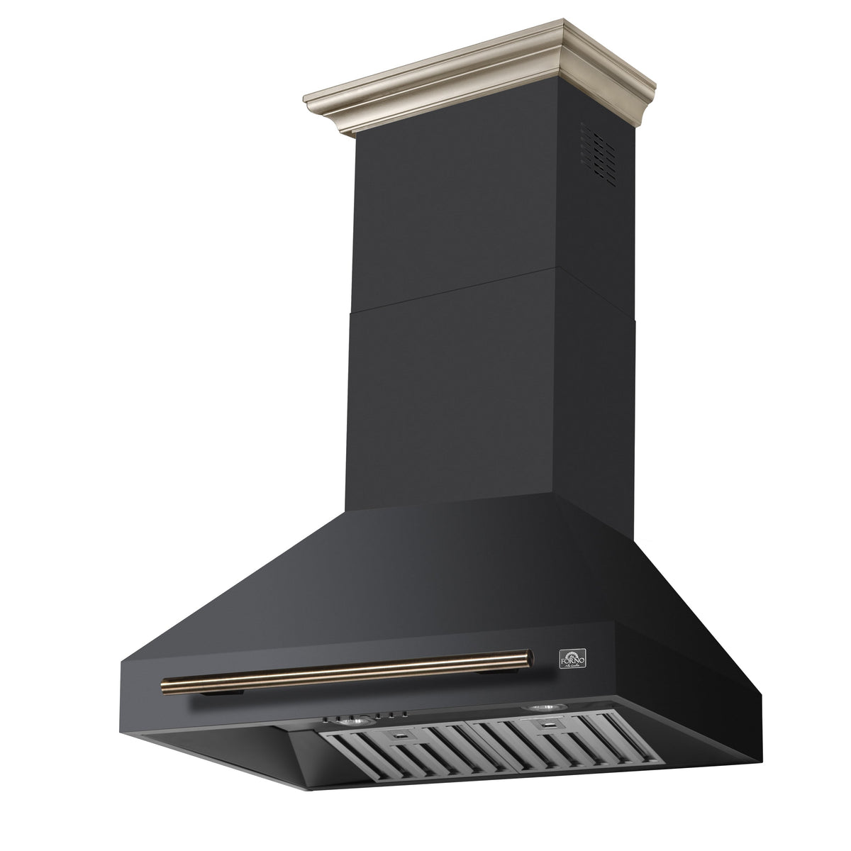 FORNO FRHWM5095-30BLK 30-inch Black Wall Mount range hood - view 4