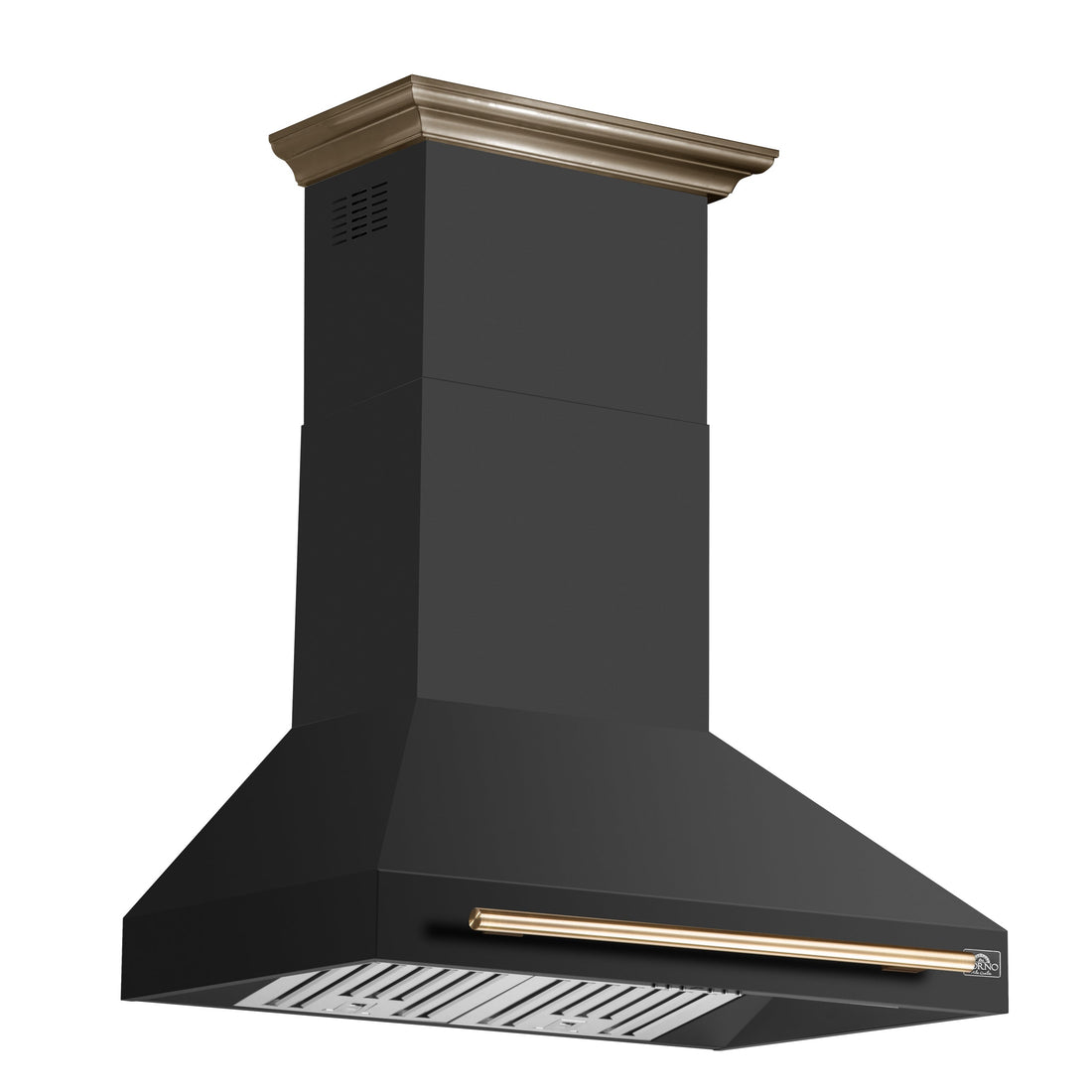 FORNO FRHWM5095-36BLK 36-inch Black Wall Mount range hood - view 1