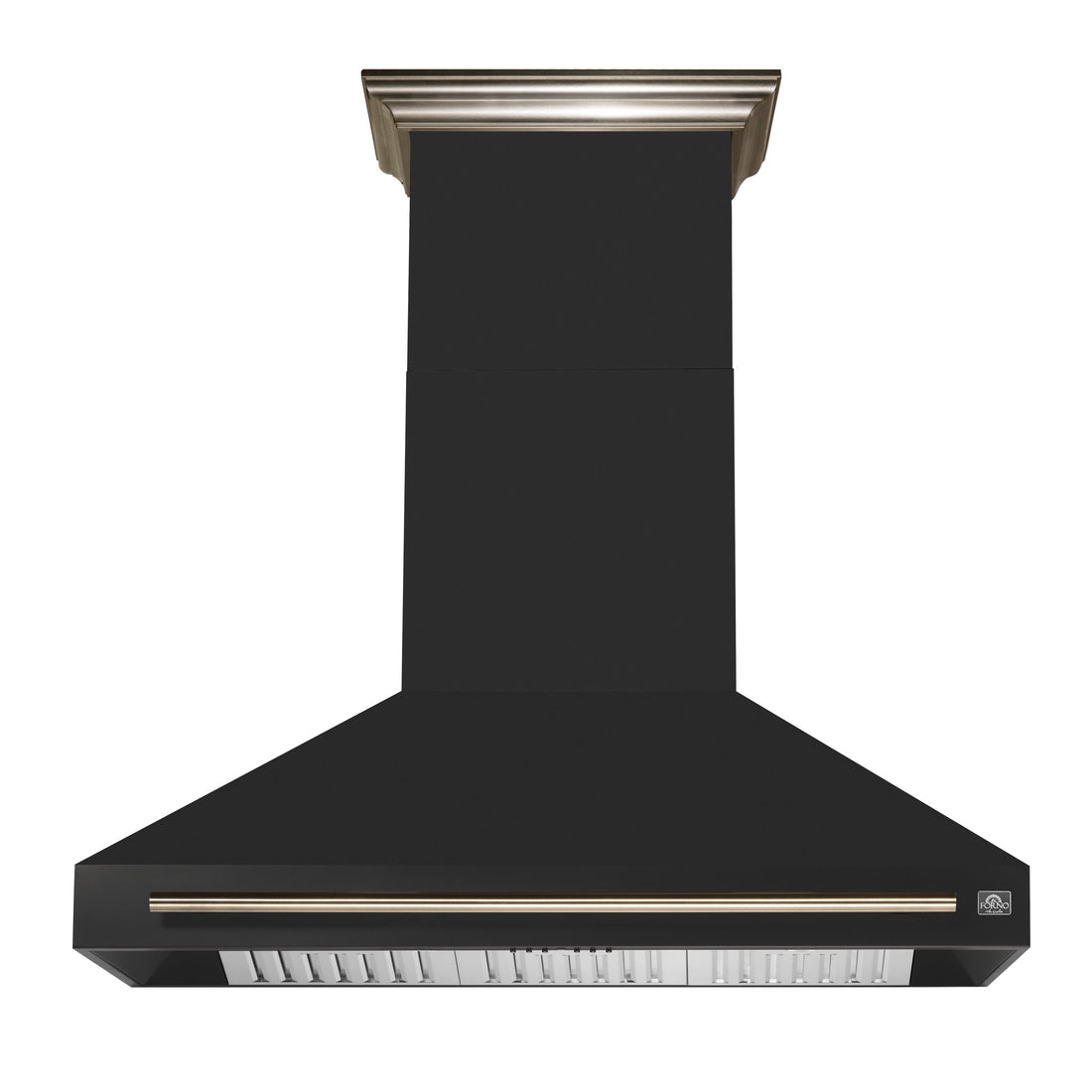 FORNO FRHWM5095-48BLK 48-inch Black Wall Mount range hood - view 1