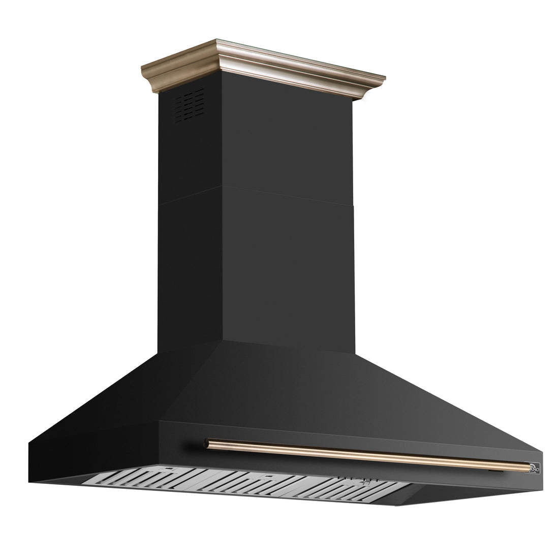 FORNO FRHWM5095-48BLK 48-inch Black Wall Mount range hood - view 1