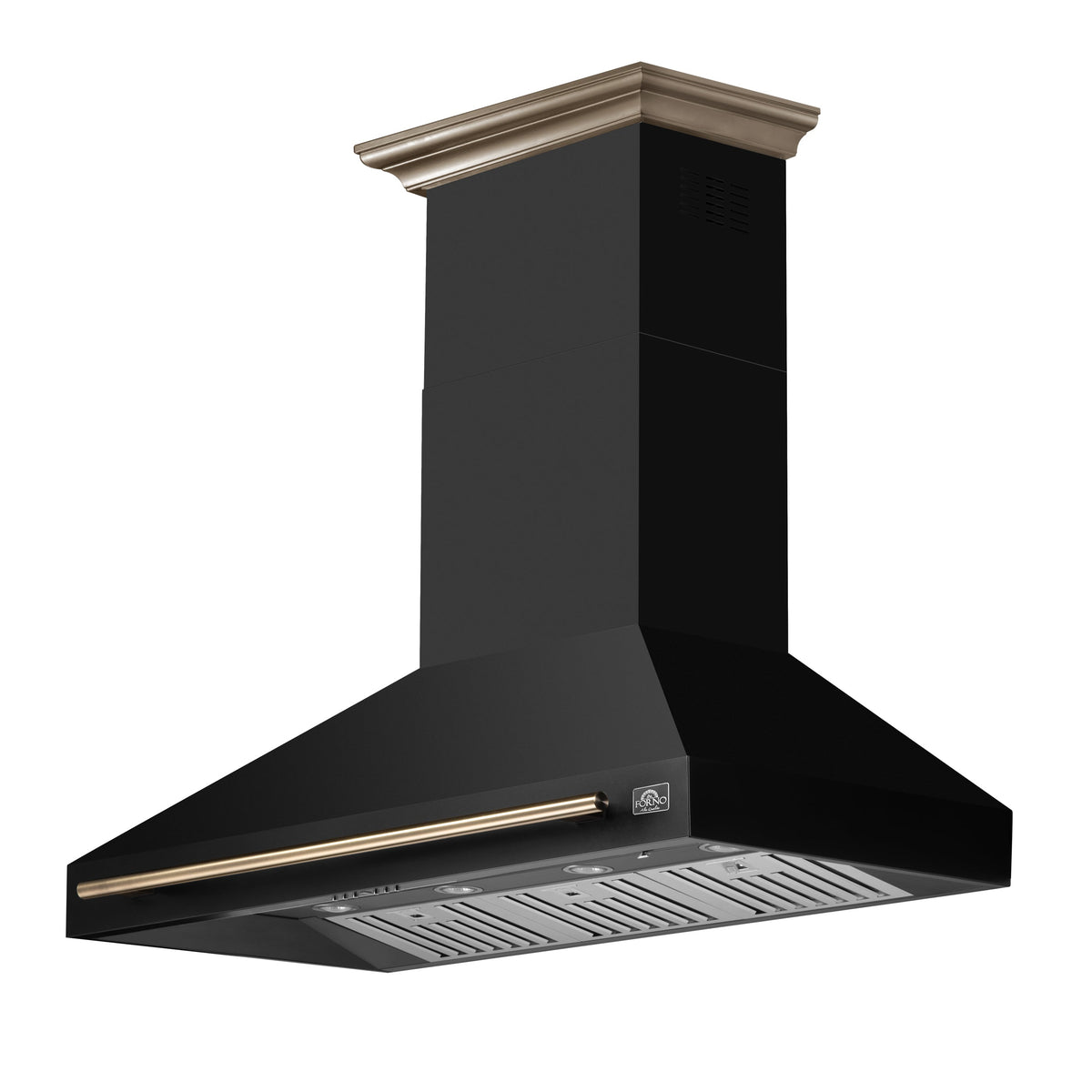 FORNO FRHWM5095-48BLK 48-inch Black Wall Mount range hood - view 4