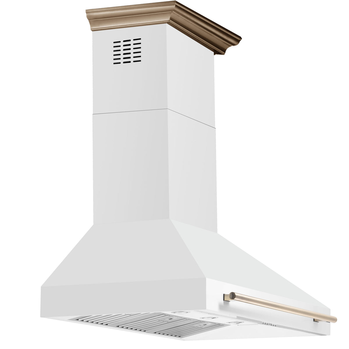 FORNO FRHWM5095-48WHT 48-inch White Wall Mount range hood - view 3