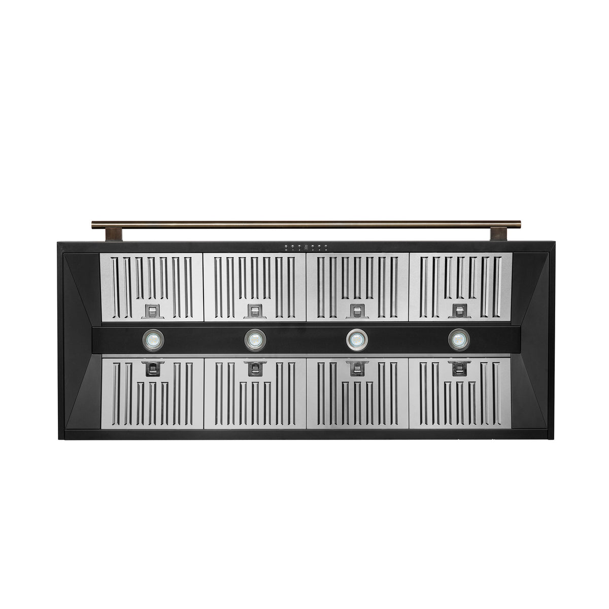 FORNO FRHWM5095-60BLK 60-inch Black Wall Mount range hood - view 5