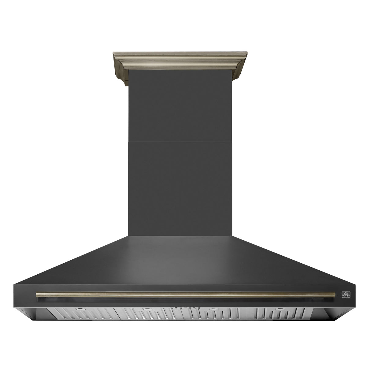 FORNO FRHWM5095-60BLK 60-inch Black Wall Mount range hood - view 1