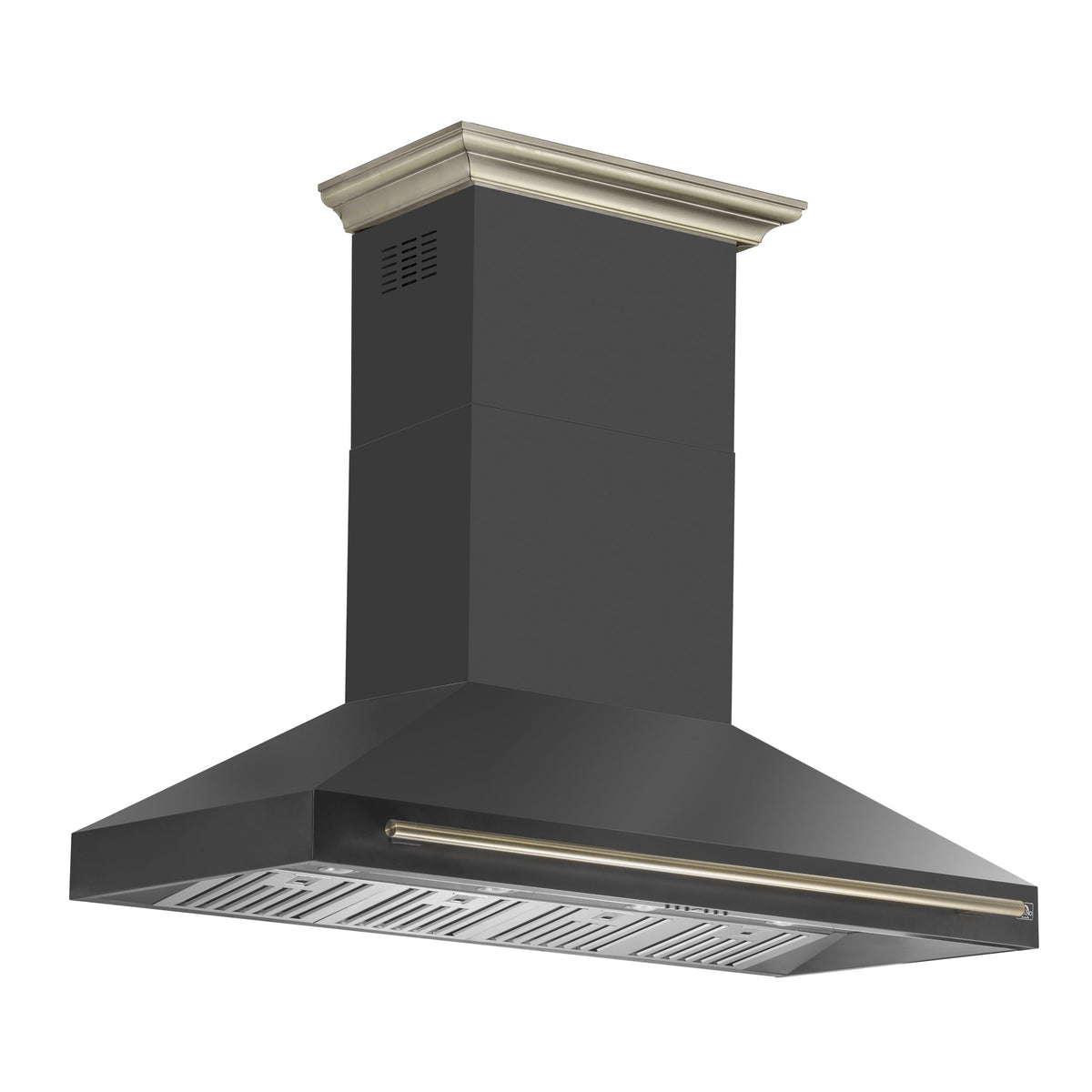 FORNO FRHWM5095-60BLK 60-inch Black Wall Mount range hood - view 3
